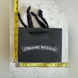 Chrome Hearts Black and White Logo Bag